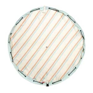 play&go® Spielmatte Outdoor 2-in-1 Stripes ecru ⌀ 140 cm